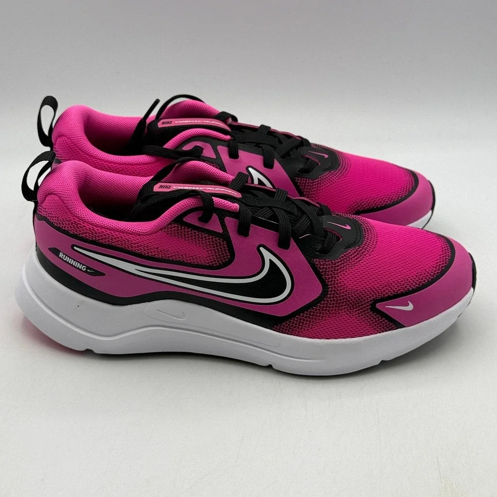 Nike Cosmic Runner Shoes Youth Size 6Y Laser Fuchsia Black Running HM4402-602